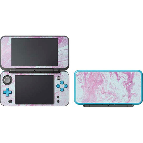 Blue and Purple Marble Nintendo 2DS XL (2017) Skin